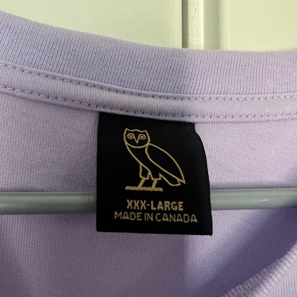 October’s very own OVO drake tshirt lilac purple owl blue turquoise street wear - Picture 3 of 5